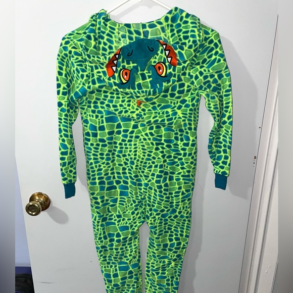 Dragon/Lizard Fleece Onesie Costume - Picture 9 of 11